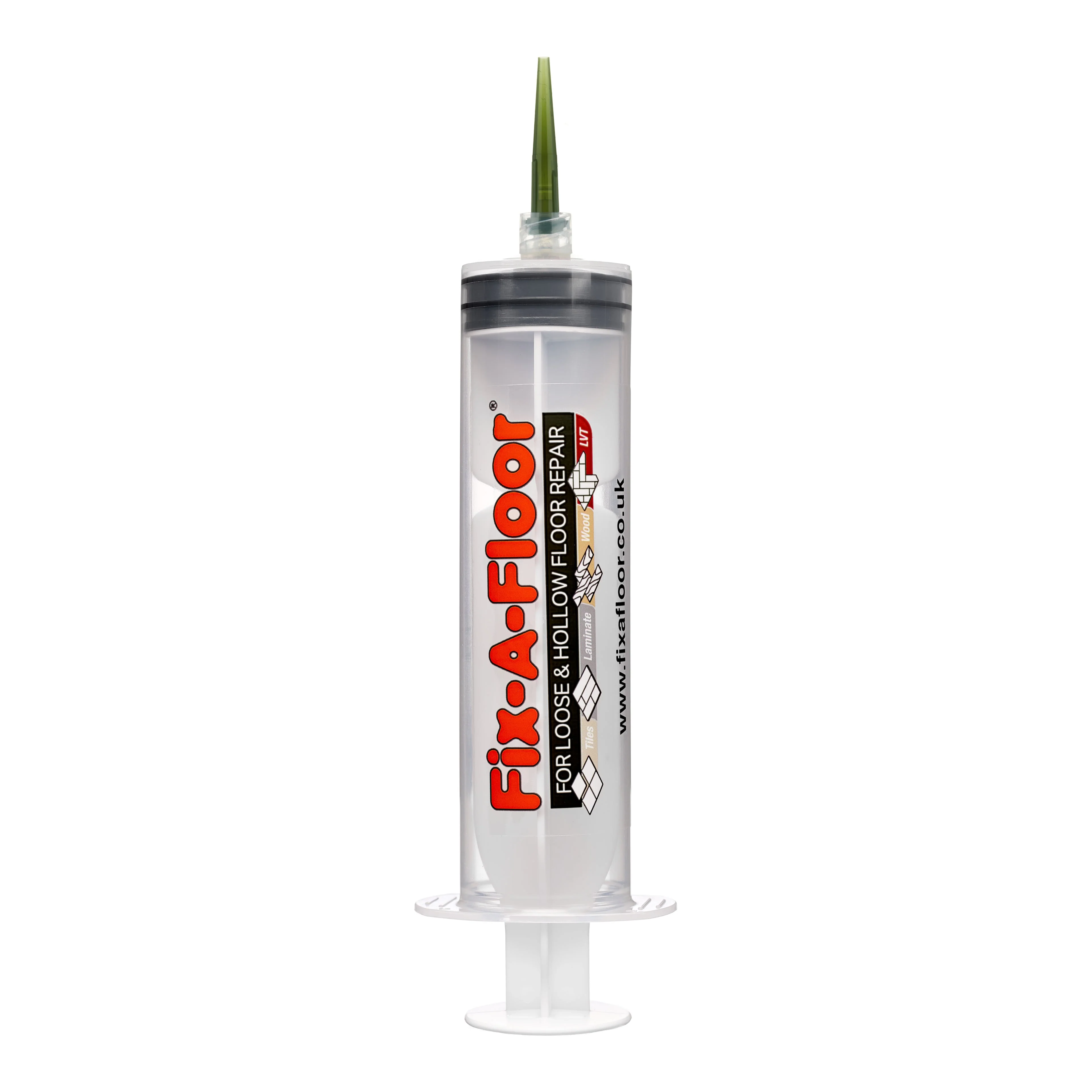 Fix-A-Floor 60ml Syringe Kit with flat stainless steel needle, Plastic applicator & Sealing Cap - Ideal for areas with Thin grout-lines - (Adhesive Not Included) - Image 4