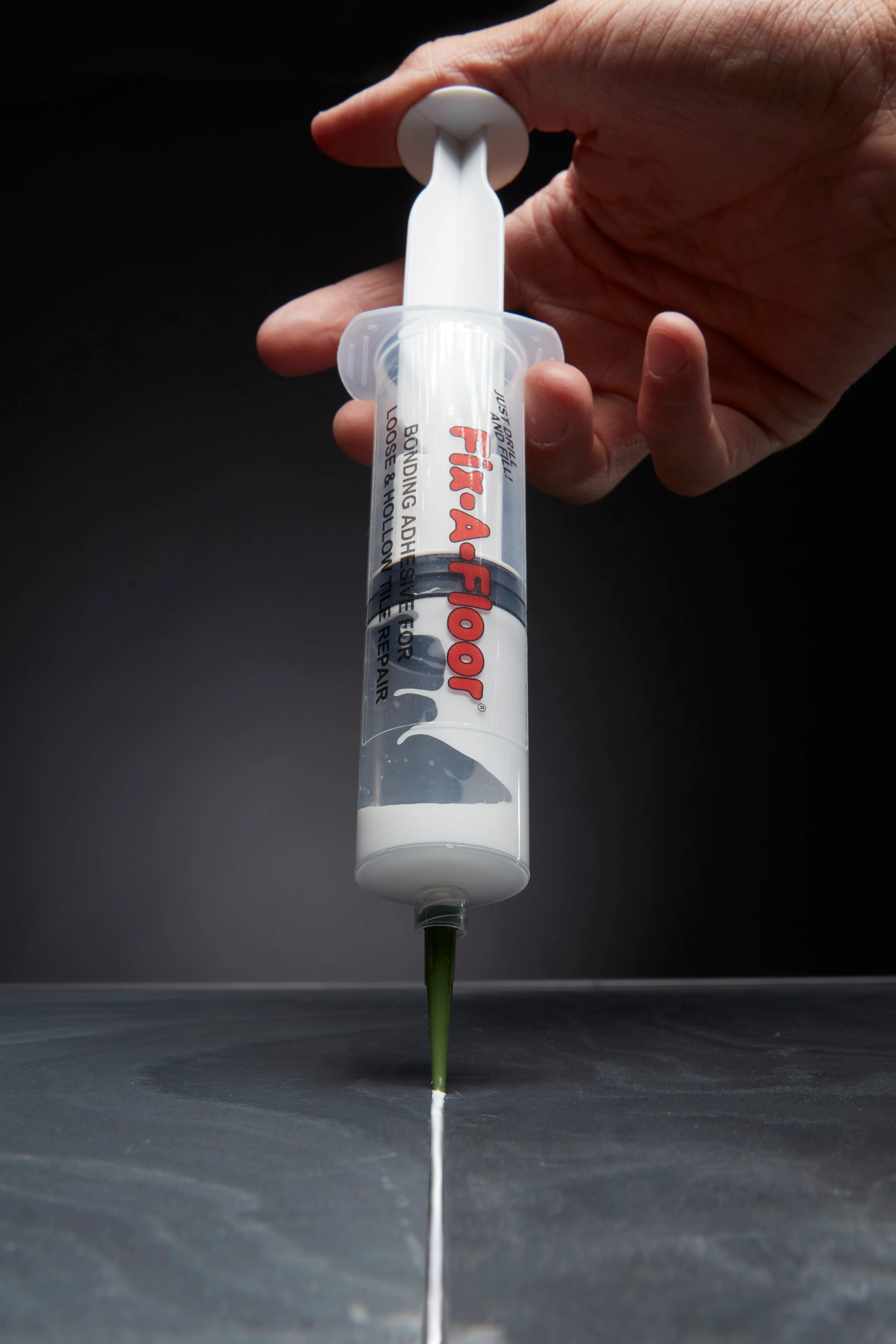 Fix-A-Floor 60ml Syringe Kit with flat stainless steel needle, Plastic applicator & Sealing Cap - Ideal for areas with Thin grout-lines - (Adhesive Not Included) - Image 7