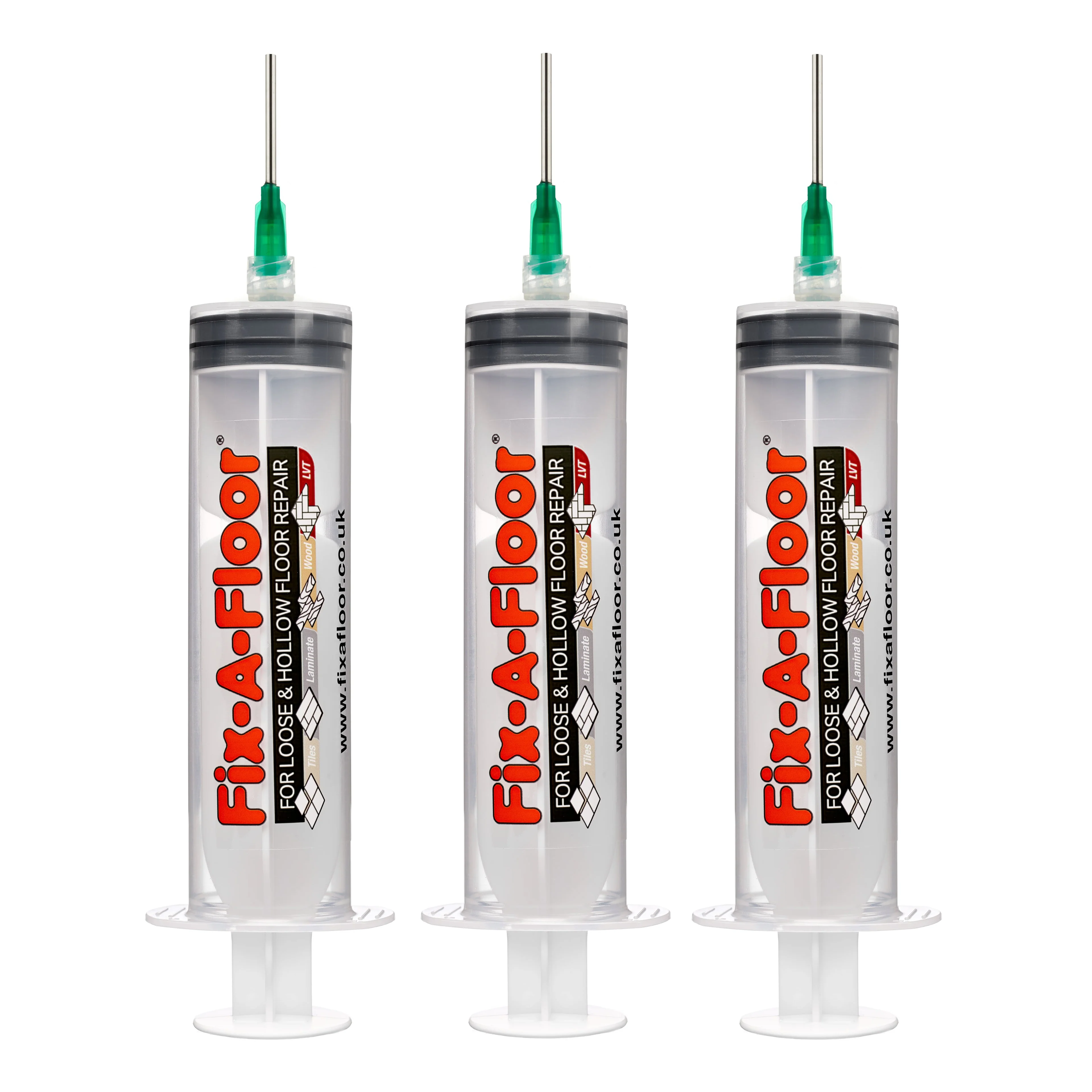 Fix-A-Floor 60ml Syringe Kit with flat stainless steel needles, Plastic applicator & Sealing Caps - Ideal for areas with Thin grout-lines (Adhesive Not Included) - Image 5