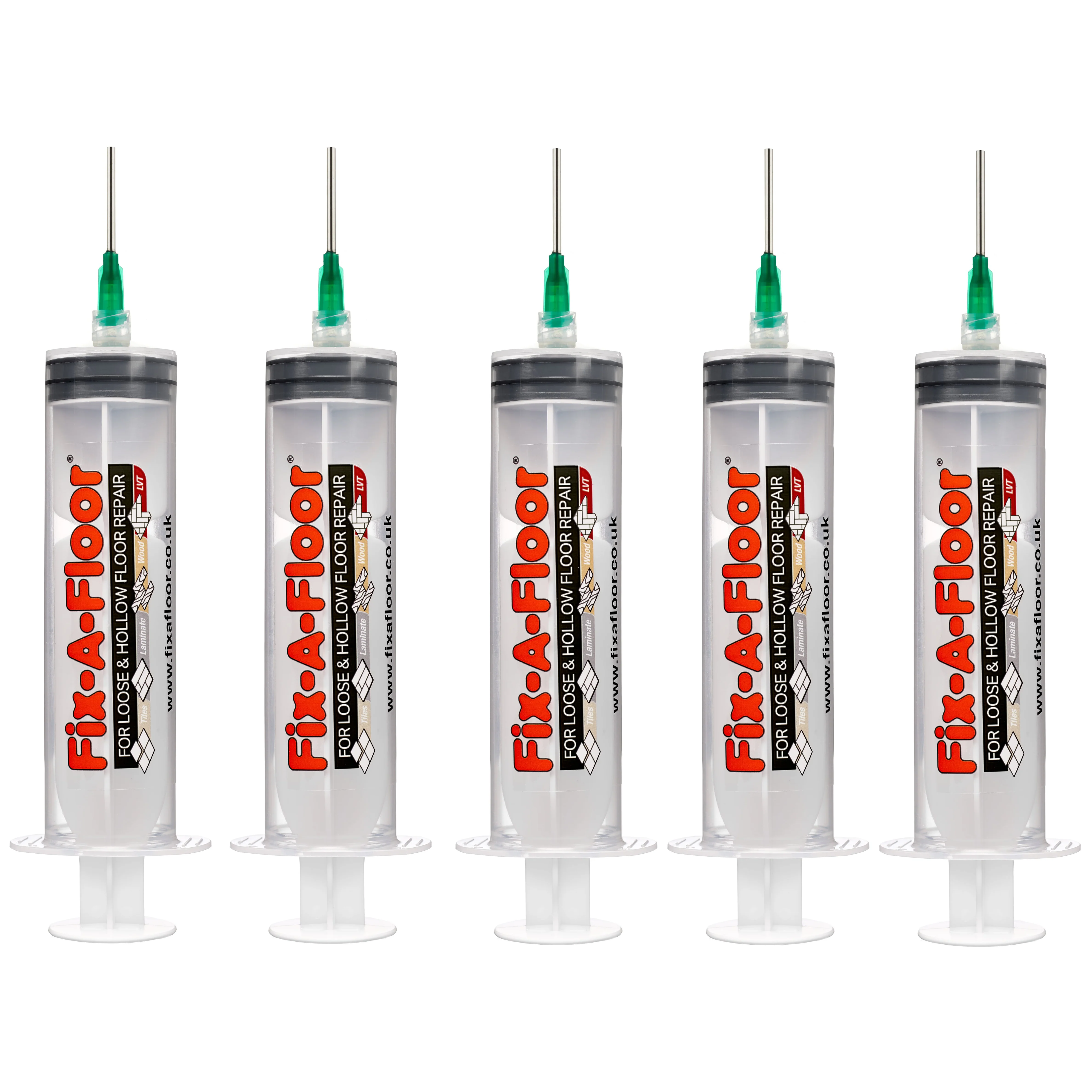 Fix-A-Floor 60ml Syringe Kit with flat stainless steel needles, Plastic applicator & Sealing Caps - Ideal for areas with Thin grout-lines (Adhesive Not Included) - Image 6
