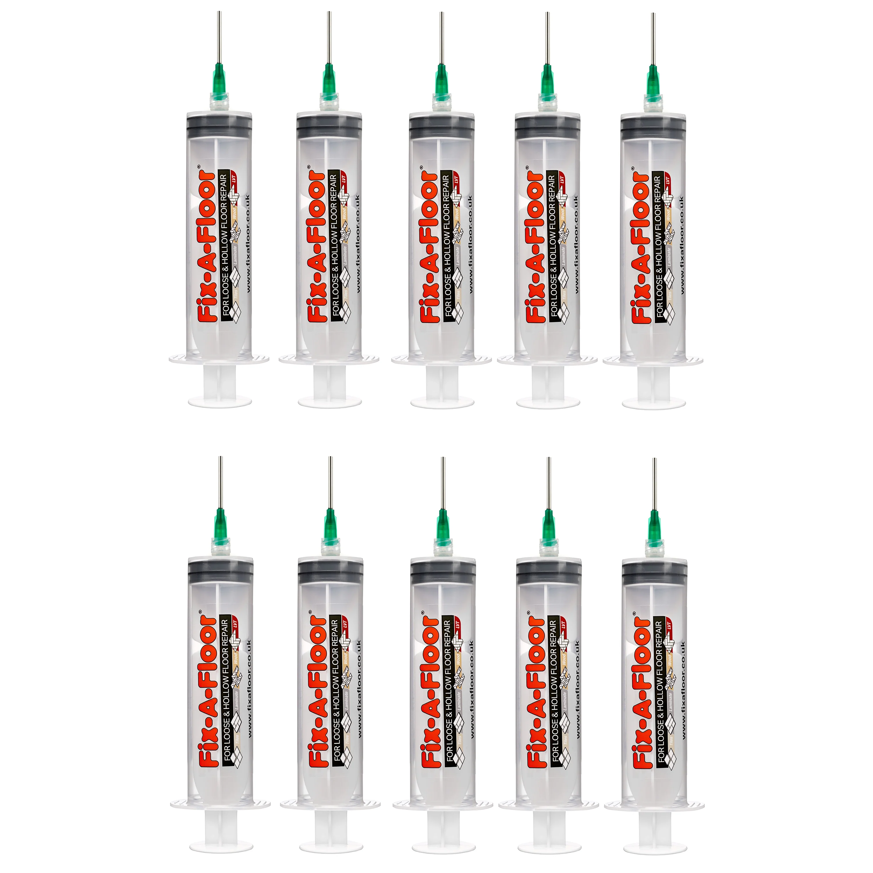 Fix-A-Floor 60ml Syringe Kit with flat stainless steel needles, Plastic applicator & Sealing Caps - Ideal for areas with Thin grout-lines (Adhesive Not Included) - Image 7