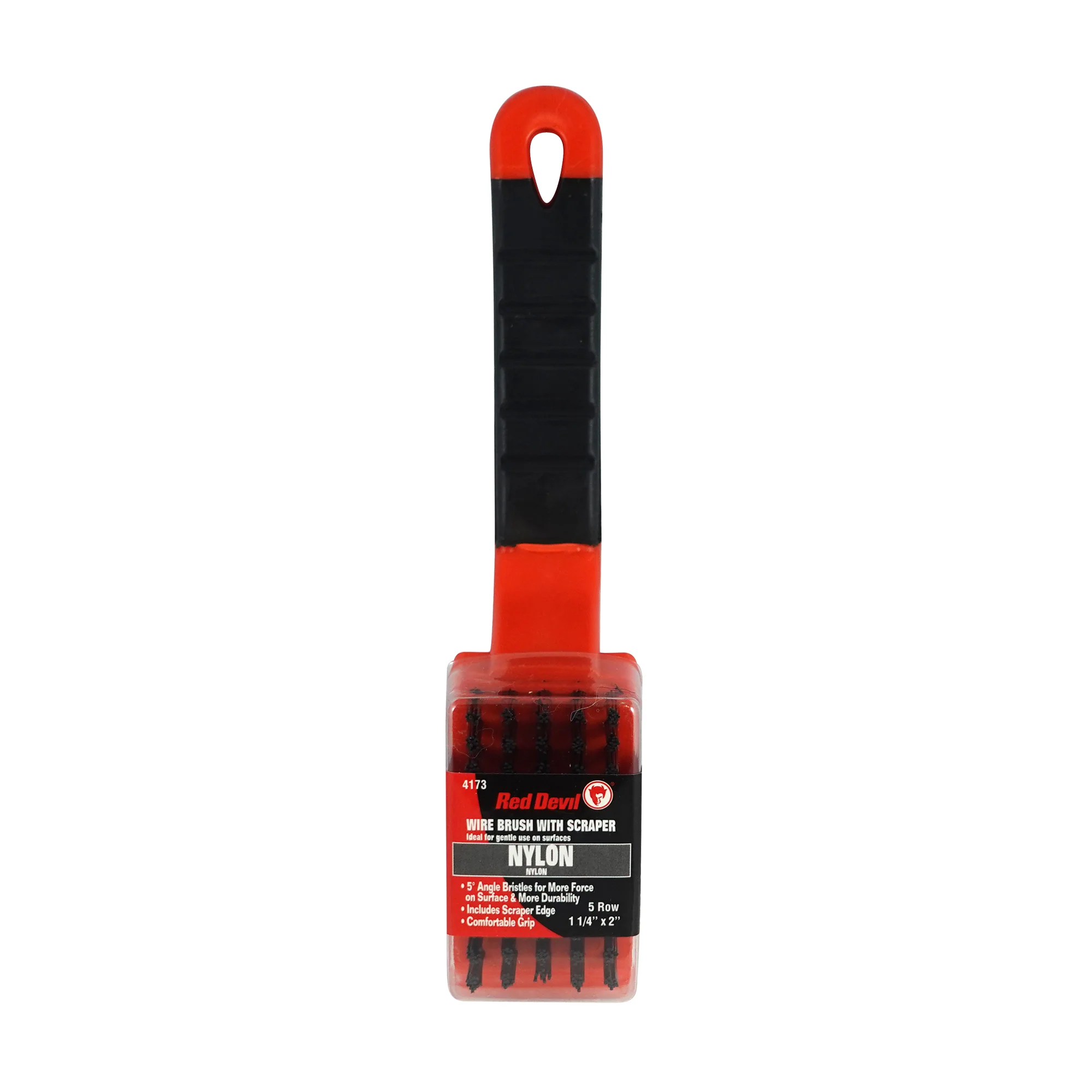 Red Devil Mini Stripping Brush to remove paint, grime, and scale.